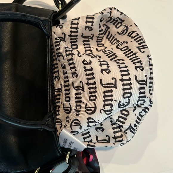 Juicy Couture faux leather shoulder cross body top handle Mini Bag in Black - Picture 7 of 10